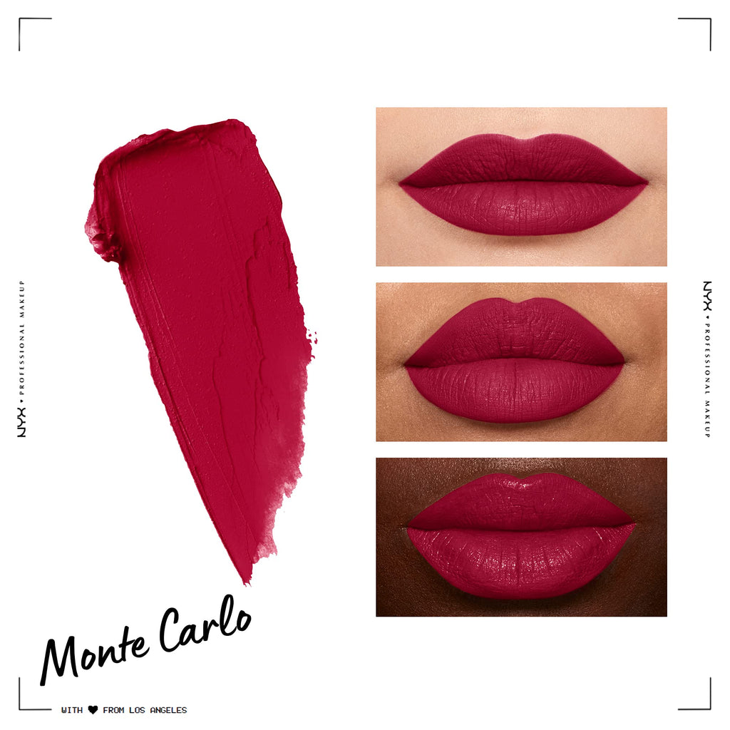 NYX Professional Makeup Soft Matte Lip Cream, Creamy and Matte Finish, Highly Pigmented Colour, Long Lasting, Vegan Formula
