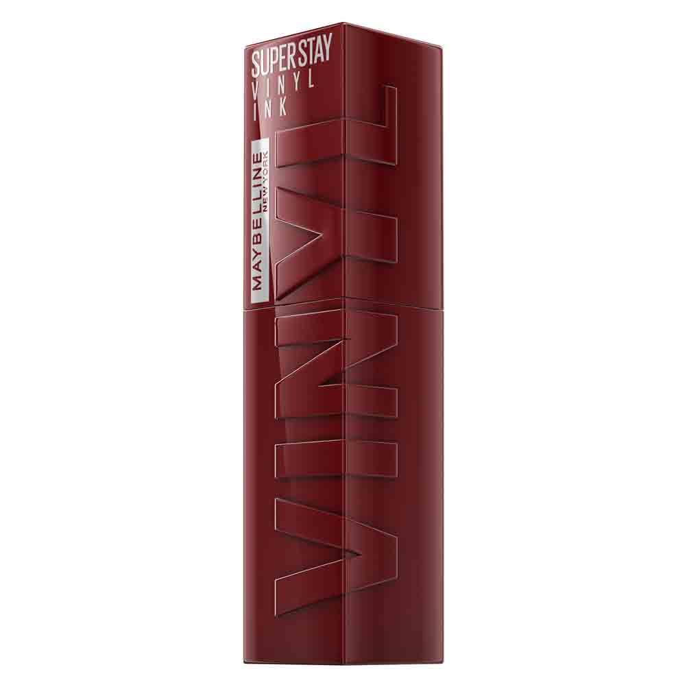Maybelline New York flüssiger Lippenstift, Liquid Lipstick mit 16 Stunden Halt und glänzendem Finish, Super Stay Vinyl Ink