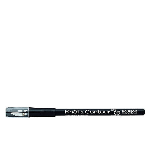 Bourjois 2-in-1 Khol and Contour Eyeliner and Eye Pencil and Sharpener 1 Noir-Issime, 1.2g