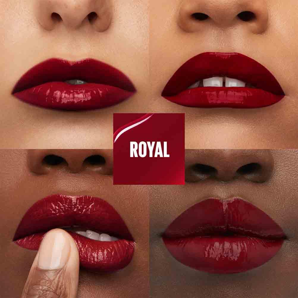 Maybelline New York flüssiger Lippenstift, Liquid Lipstick mit 16 Stunden Halt und glänzendem Finish, Super Stay Vinyl Ink