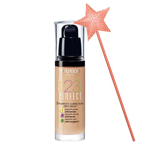 Bourjois 123 Perfect Medium Coverage Liquid Foundation 54 Beige, 30ml 363542