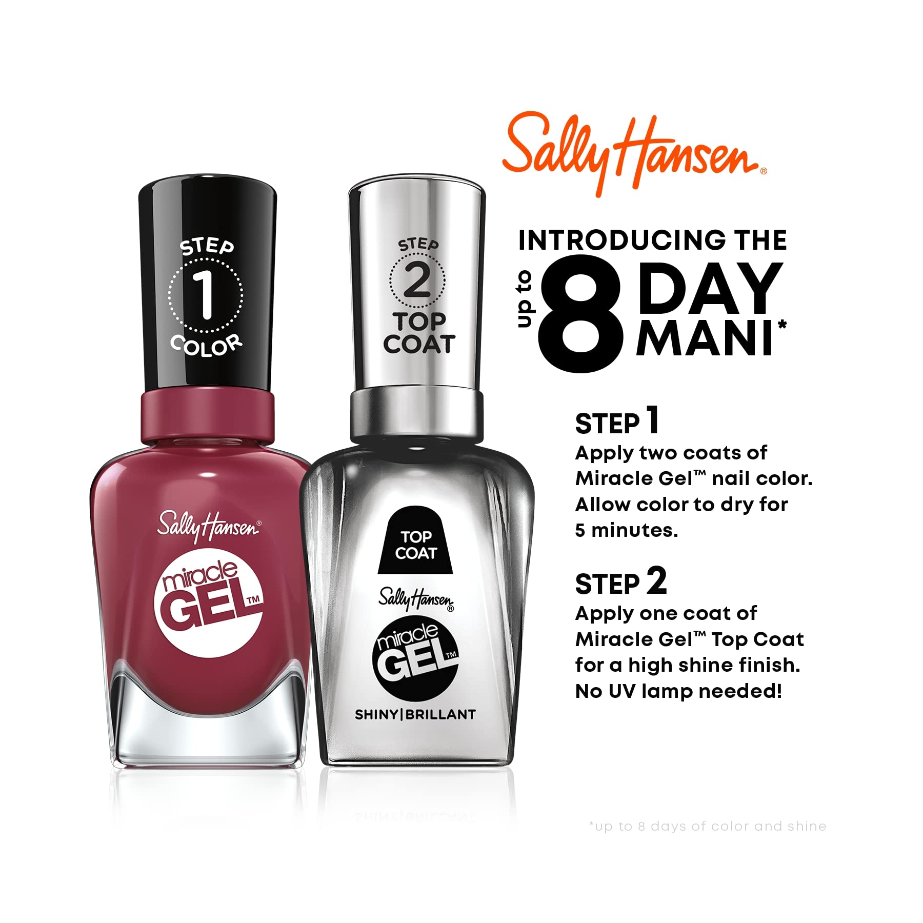 Sally Hansen Miracle Gel Nail Polish At-Home Gel Manicure