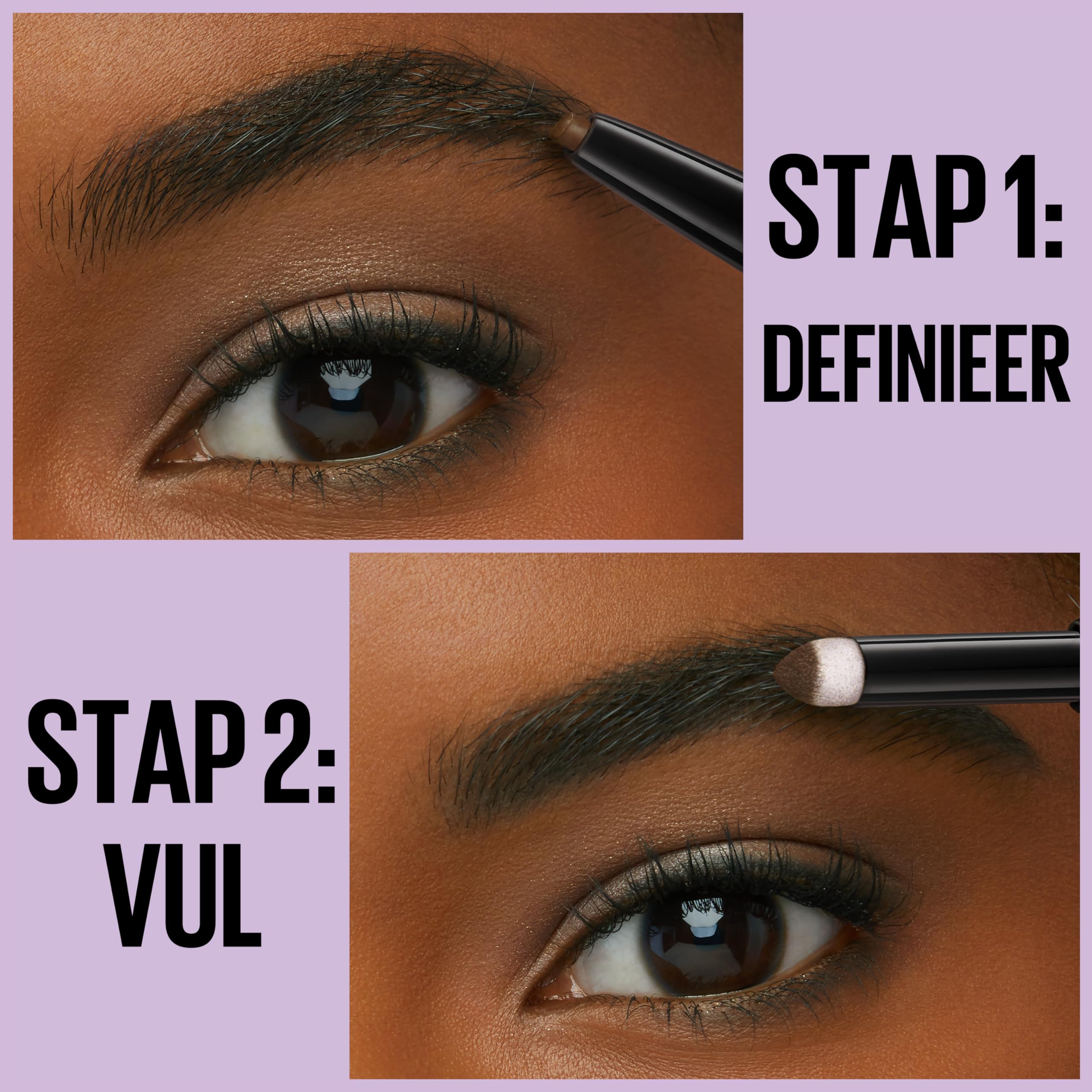 Maybelline Express Brow Ultra Slim Defining Natural Fuller Looking Brows Eyebrow Pencil 04 Medium Brown