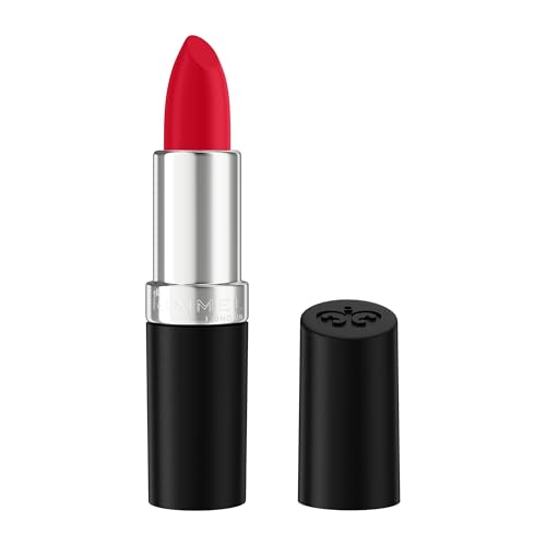 Rimmel Lasting Finish Lipstick 066 Heather Shimmer, Creamy Satin Finish, Long Lasting 8 HR Wear, Comfortable Formula, Rich Pigment