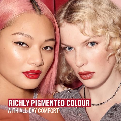 Rimmel Lasting Finish Lipstick 066 Heather Shimmer, Creamy Satin Finish, Long Lasting 8 HR Wear, Comfortable Formula, Rich Pigment