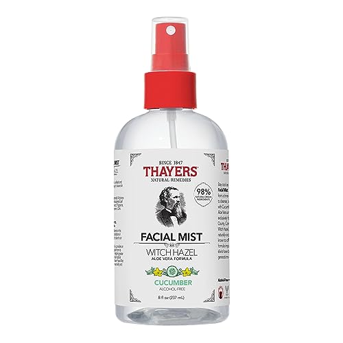 Thayers Witch Hazel Gentle Facial Mist Unscented Toner Lotion with Organic Aloe Vera