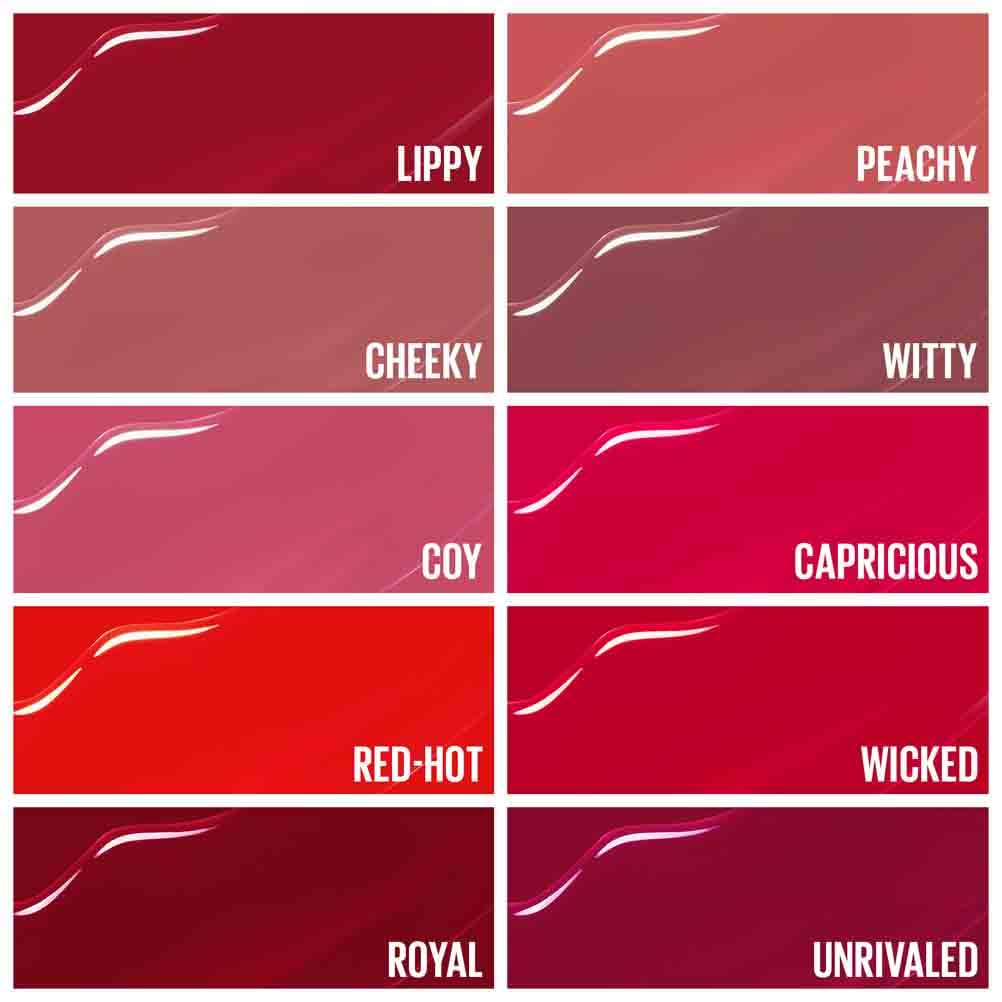 Maybelline New York flüssiger Lippenstift, Liquid Lipstick mit 16 Stunden Halt und glänzendem Finish, Super Stay Vinyl Ink