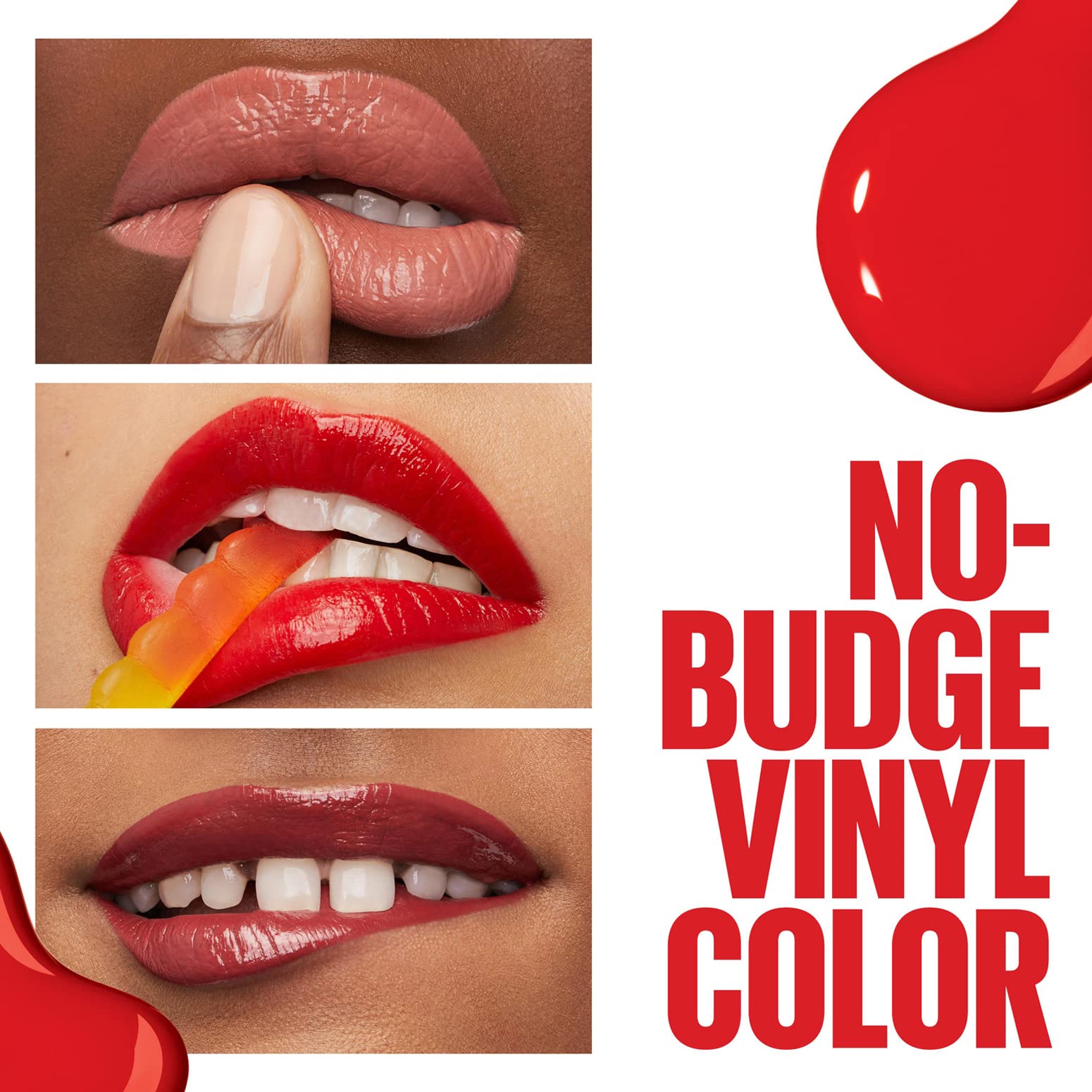 Maybelline New York flüssiger Lippenstift, Liquid Lipstick mit 16 Stunden Halt und glänzendem Finish, Super Stay Vinyl Ink