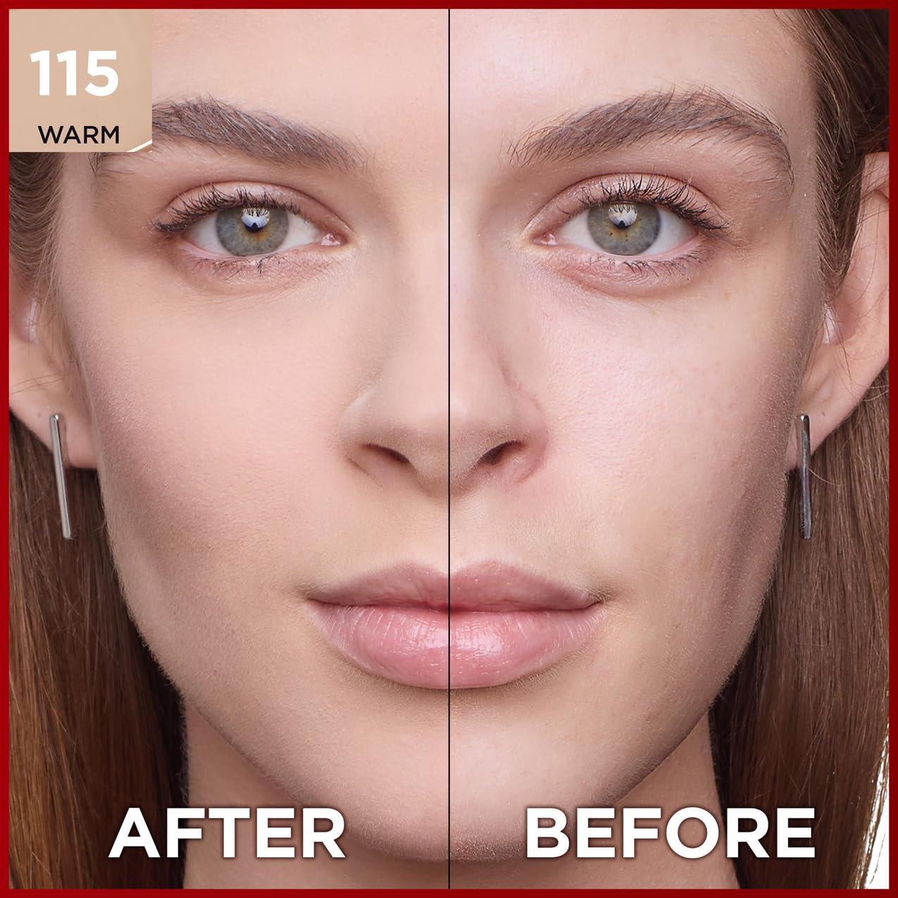 L'Oreal Paris Cover Liquid Foundation, With 4% Niacinamide, Long Lasting, Natural Finish, Available in 20 Shades, SPF 25, Infallible 32H Matte Cover, Shade 135, 30ml