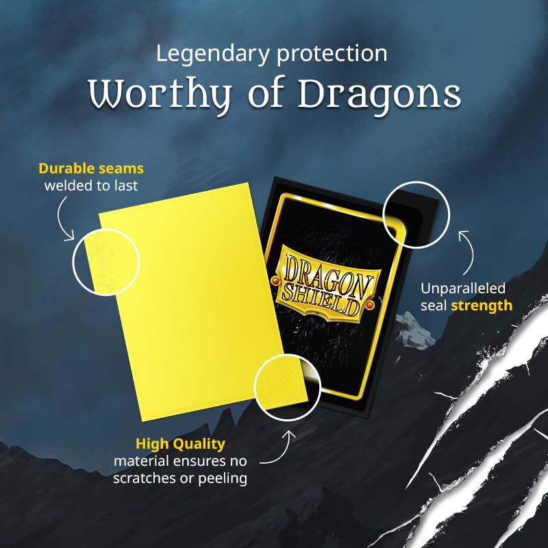Dragon Shield | Standard Size Card Matte Sleeves | 100 CT - Smooth & Tough Premium TCG Sleeves | Compatible with Pokemon, Flesh & Blood, One Piece & Magic The Gathering