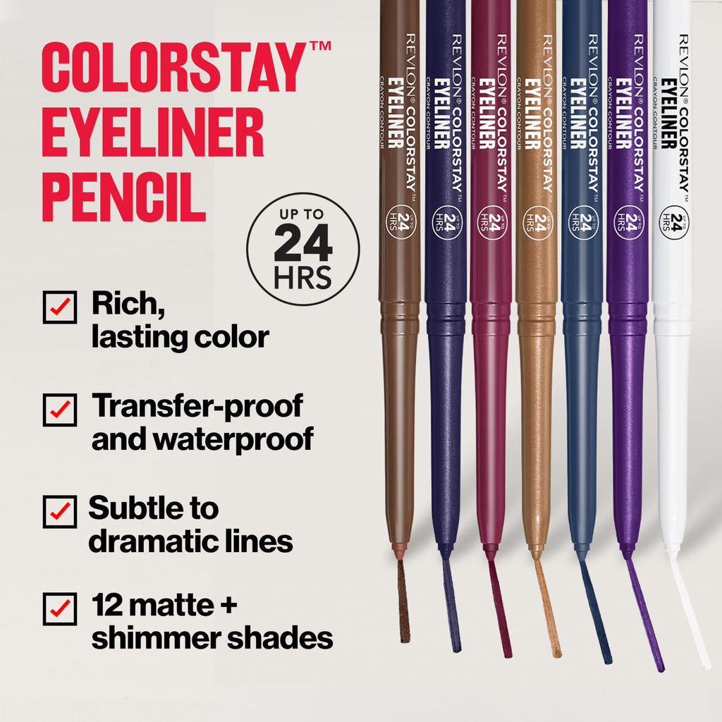 Revlon Colorstay Eyeliner Pencil #201 Black - 0.01oz Eyeliner Pencil