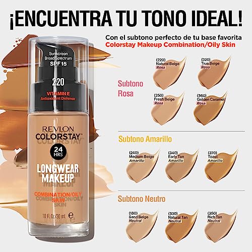 Revlon Revlon Colorstay Liquid Foundation Makeup For Skin Spf Longwear Medium Full Coverage With Finish '