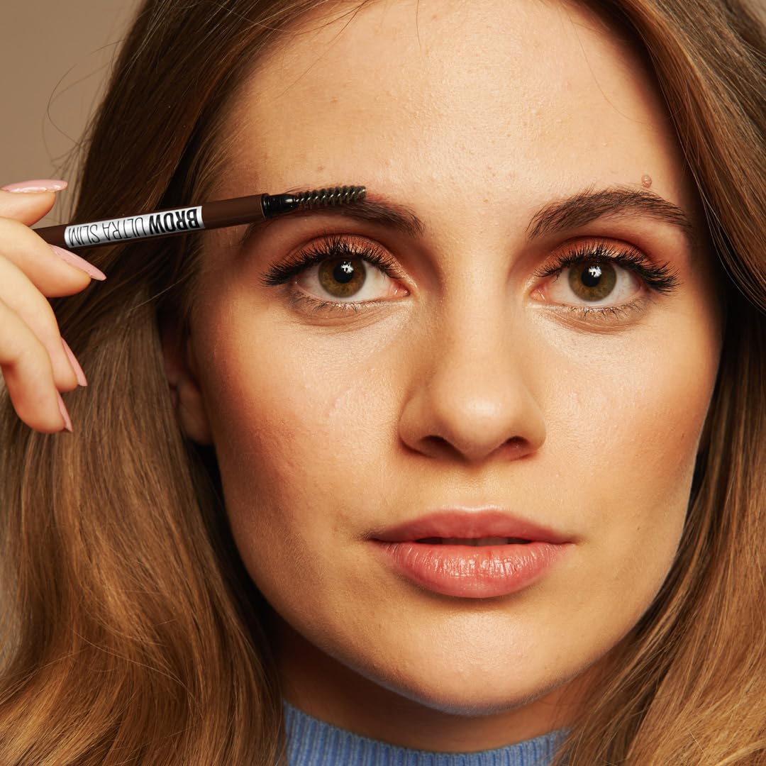Maybelline Express Brow Ultra Slim Defining Natural Fuller Looking Brows Eyebrow Pencil 04 Medium Brown