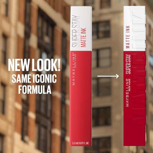 Maybelline New York Lippenstift, Super Stay Matte Ink, Flüssig, matt und langanhaltend