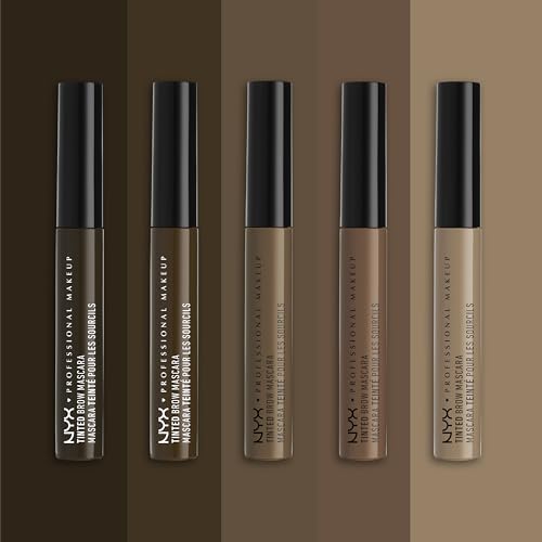 NYX Professional Makeup Tinted Brow Mascara, Eyebrow Pigment, Creamy Gel Formula for Brow Colour and Structure, 6.2 g